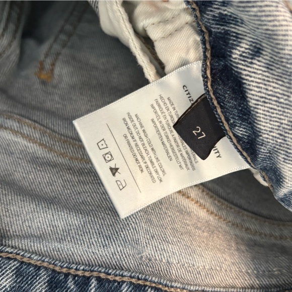 Citizens of Humanity Jolene High Rise Slim Straight Leg Jean Size 27 - Picture 8 of 8